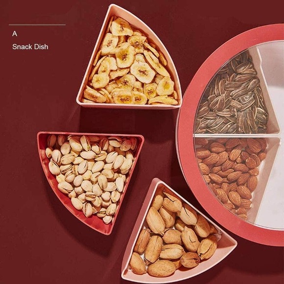 Seafoam color Snack Bowls Set Food Storage Box Serving Platter with Lid - Picture 5 of 5